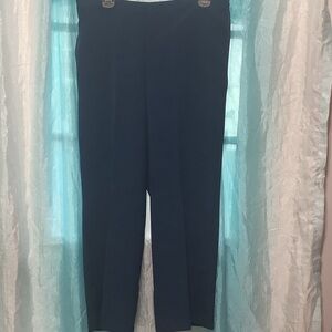 Alfred Dunner Navy Blue Petite Pants